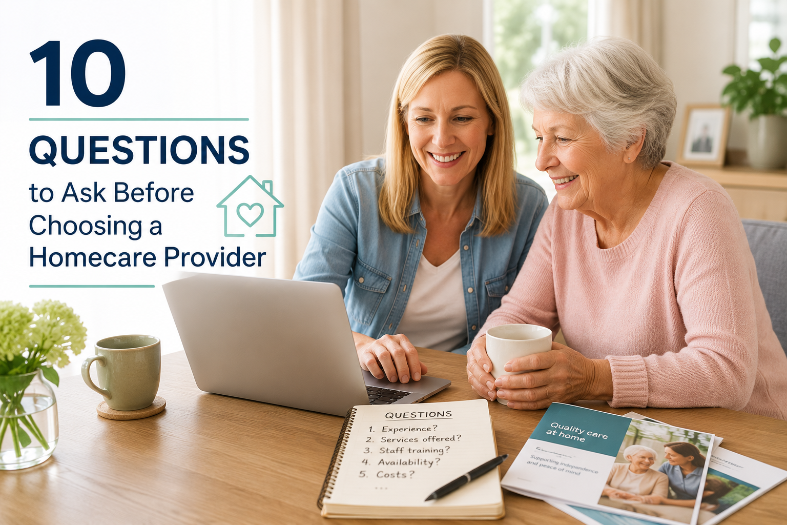 10 Questions to Ask Before Choosing a Homecare Provider
